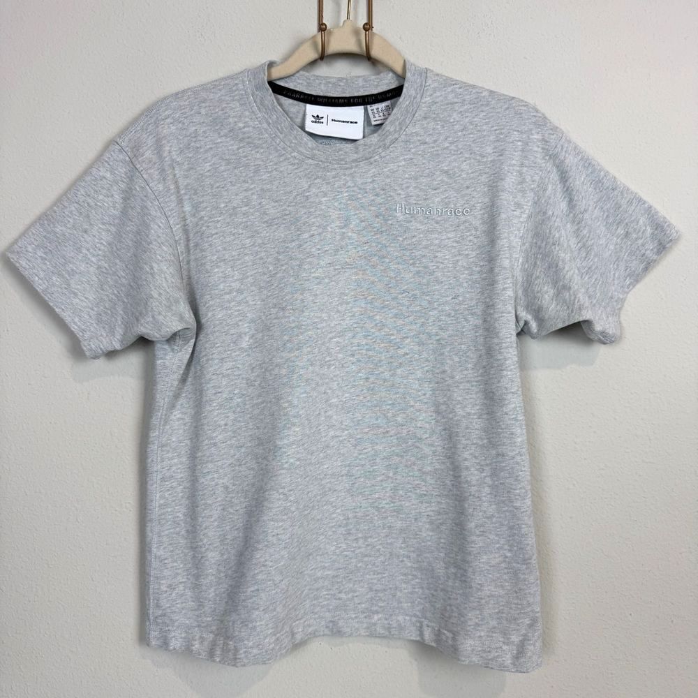 Adidas Humanrace Pharrell Williams Grey Short Sleeve T-shirt XS